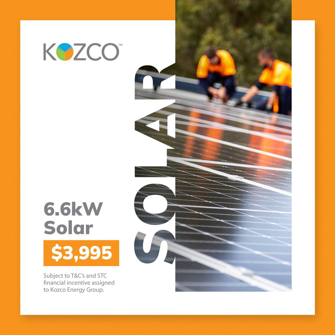 6.6kW Solar from $3,995