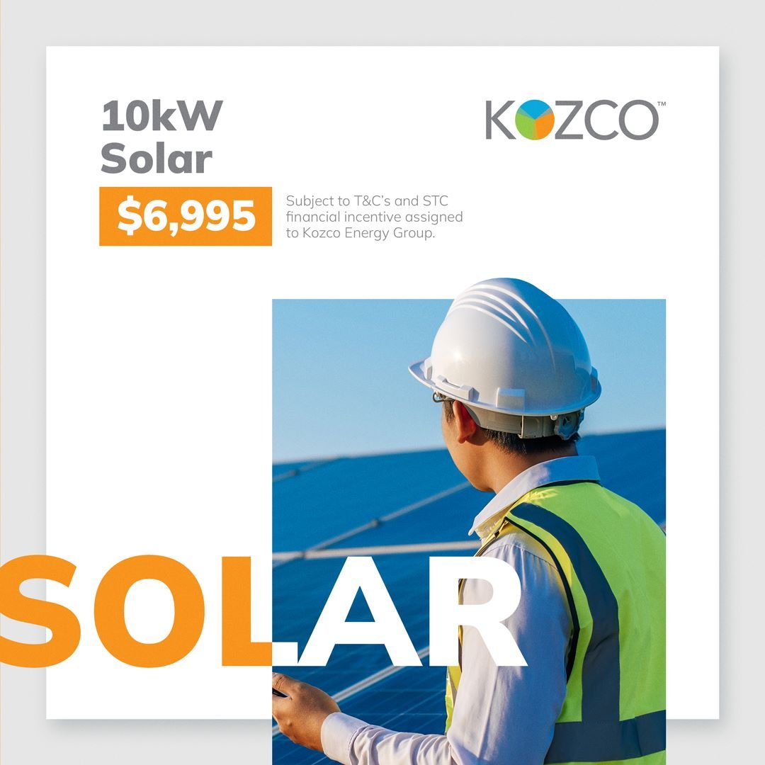 Kozco 10kw Solar from $6,995