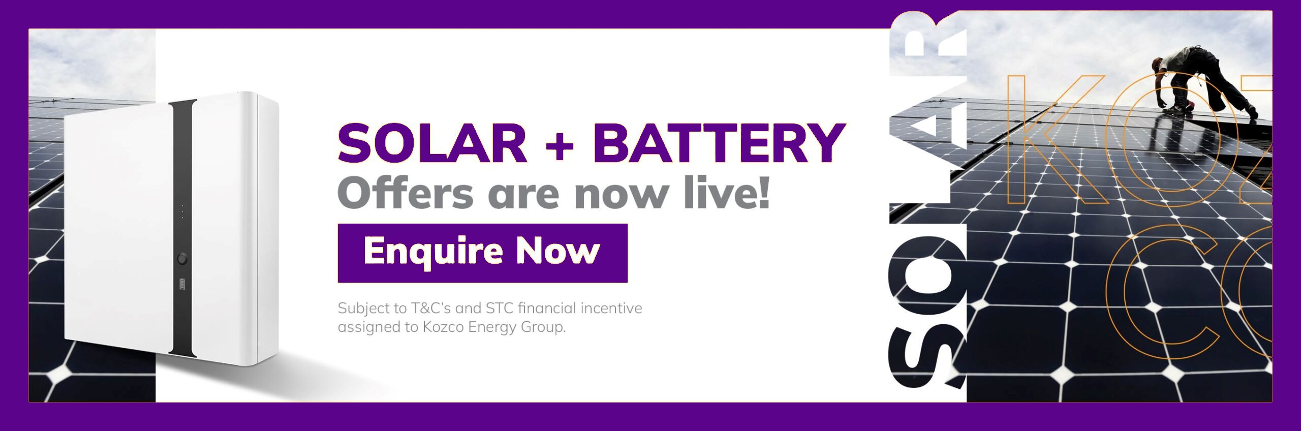 Solar + Battery Offers are now live! Enquire now