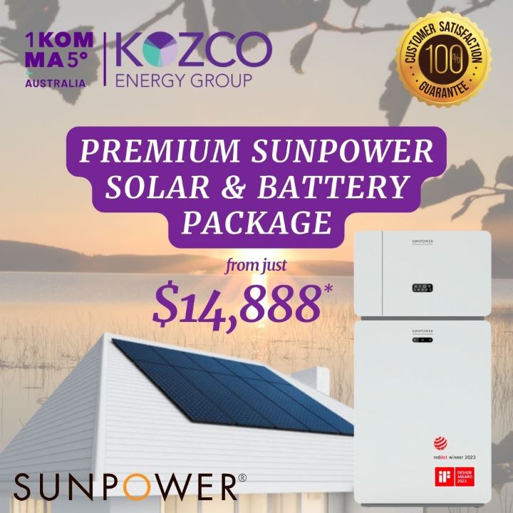 Premium Sunpower Solar & Battery Package