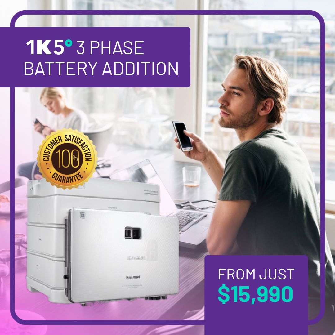 3 Phase Battery Addition from $15,990