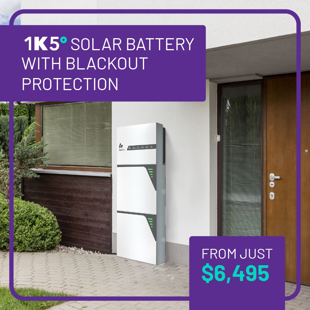 Kozco Solar Battery + Blackout Protection from $6,495