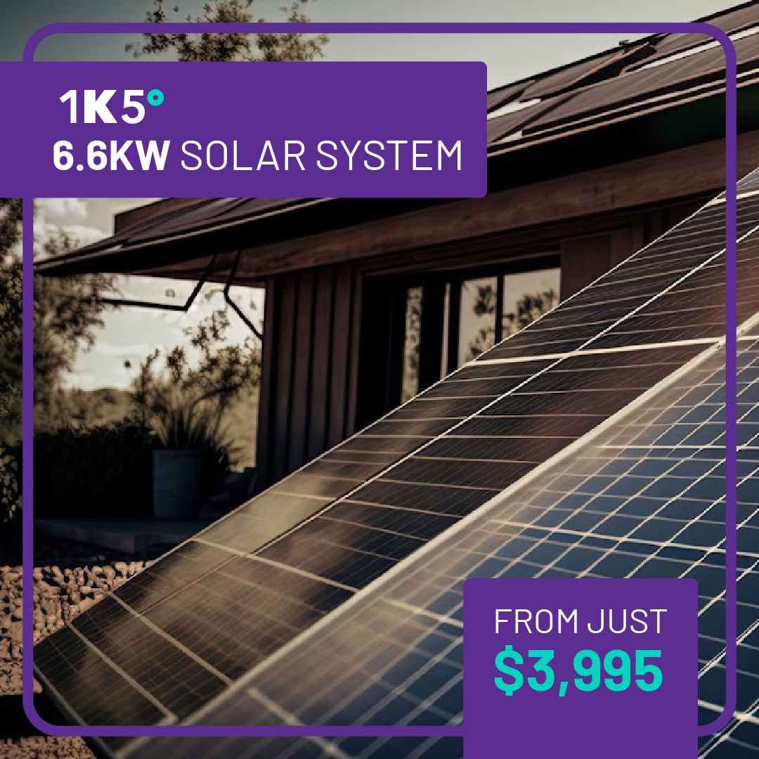 6.6kW Solar from $3,995